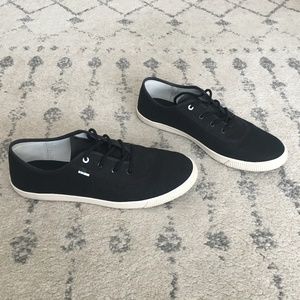 Toms Carmel Black Heritage Canvas Sneakers